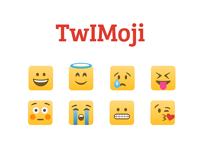 TwIMoji - Emoji for TwIM chat design emoji emoticons flat icons ios messaging messenger ui