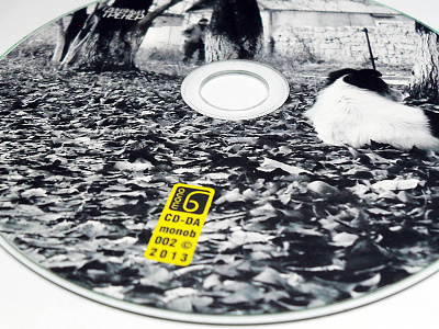 CD. Demo album "Моноберега Лукавы". anarchy audio box cd cd da cover disk dog front grunge post rock rock