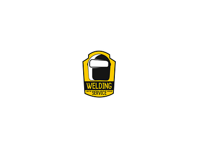 Welding service helmet logo logotype welding