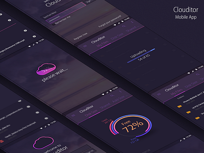 Clouditor. Mobile App. UI/UX