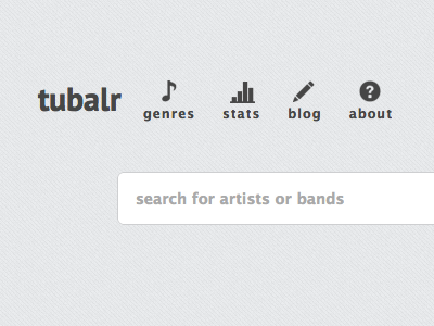 tubalr's nav css3 glyph html5 menu nav simple tubalr