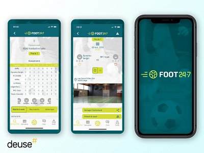 Application mobile de foot app application applicationmobile design illustration mobileapplication ui ux