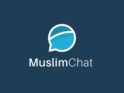 Muslim Chat Logo chat icon logo