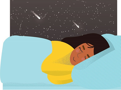 Sleep well, Live well digital art health illustration illustration art sleep vector well being