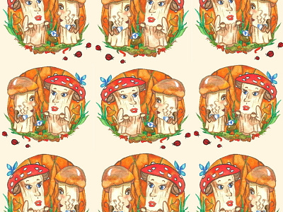 Mushroom Gossip Pattern