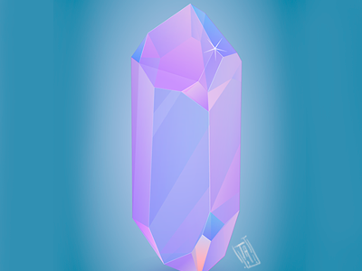 Crystal artist crystal diamond illustrator vector