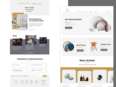 Vokart home page design branding craft design ecommerce graphic design logo solution traditional ui ux website