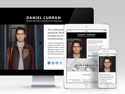 Personal Website portfolio responsive website