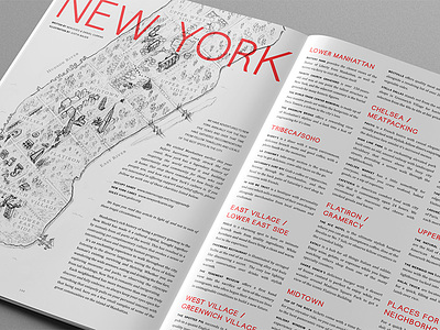 New York City Guide - Article city guide magazine new york print writing
