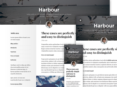 Harbour tumblr theme background blog columns ipad iphone mobile photo theme tumblr web web design webdesign