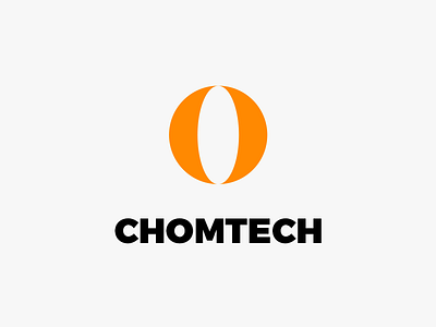 Chomtech logo branding identity logo logotype signage typo typography