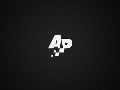 AP logo black branding bw identity logo logotype white