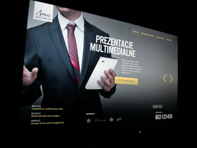 Amc background carousel dark foto fullscreen ipad suit tablet web web design