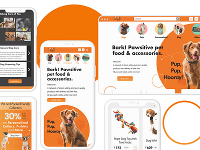 Paws & Tails - online pet store