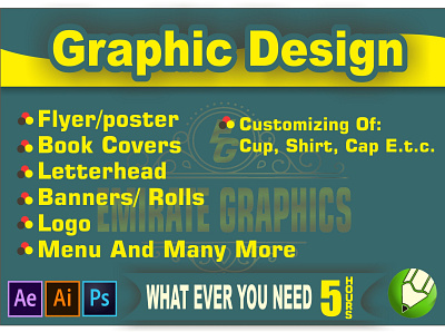 Emirate Graphics advertisement design