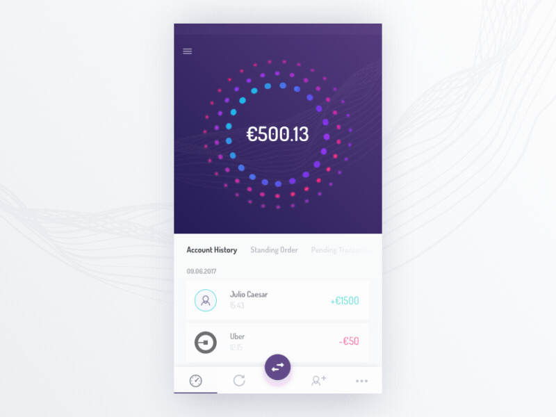 Mobile Banking App Animation