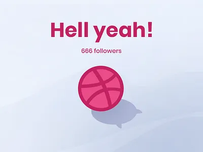 Hell yeah! design dribbble followers fun miquido product design ui design ux design ux designer