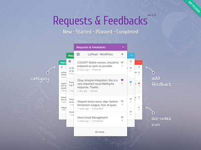 WordPress Request & Feedback Plugin