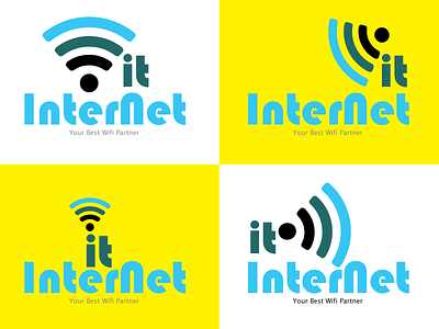 Wifi Network Minimal Logo design branding branding design design graphic design logo logo design typography web