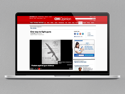 My Gun Control Poster on CNN Online cnn control gun news online poster