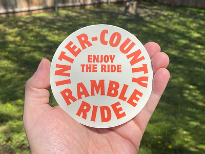 Inter-County Ramble Ride Stickers