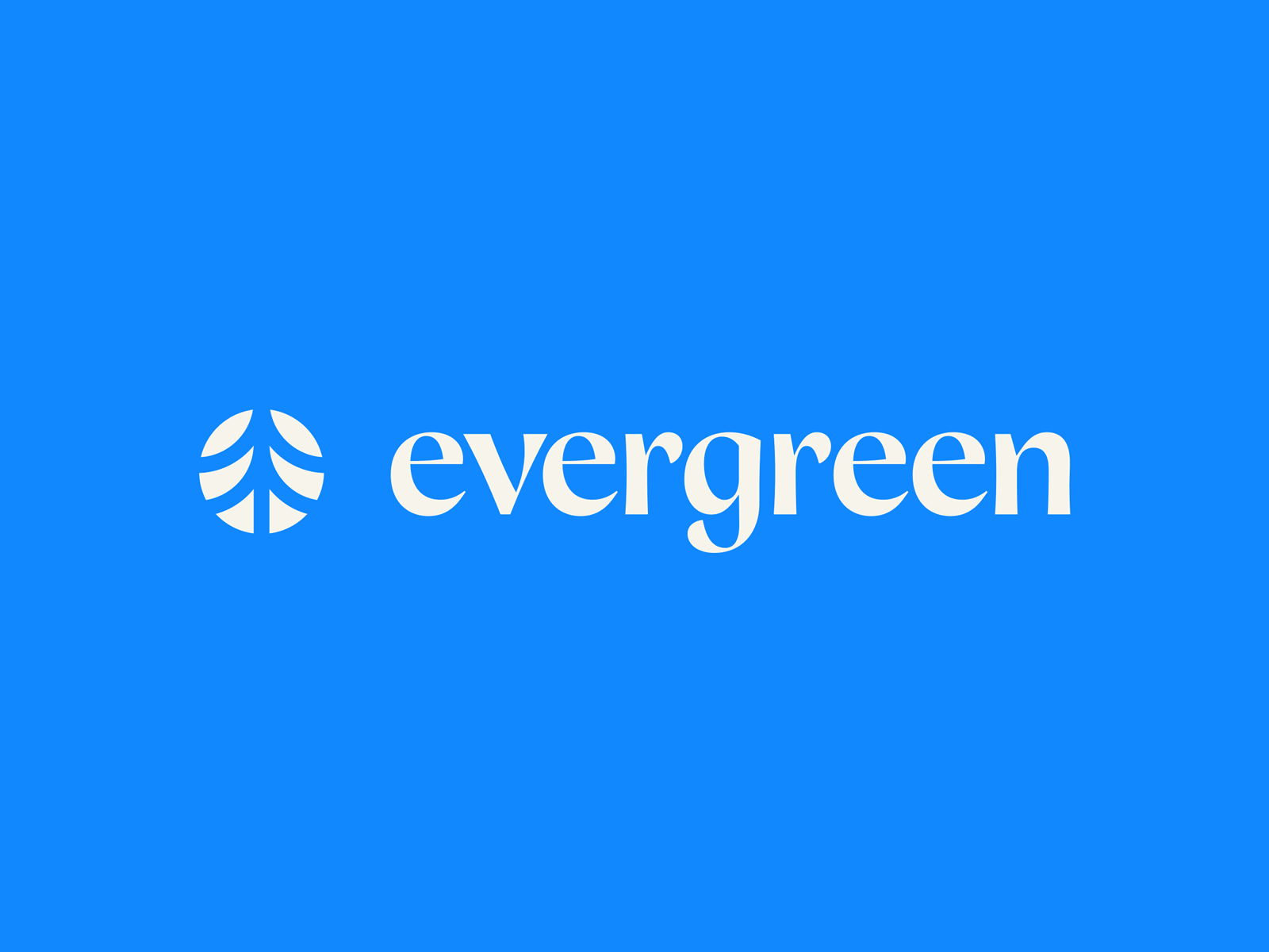 Evergreen Brand brand branding design identity oklahoma startup type typography