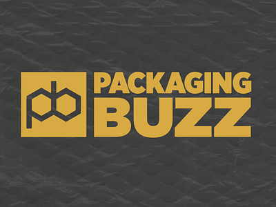 Packaging Buzz logo branding buzz design gotham icon logo packaging pb typography