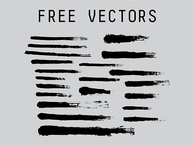 Free Vector Brush Strokes