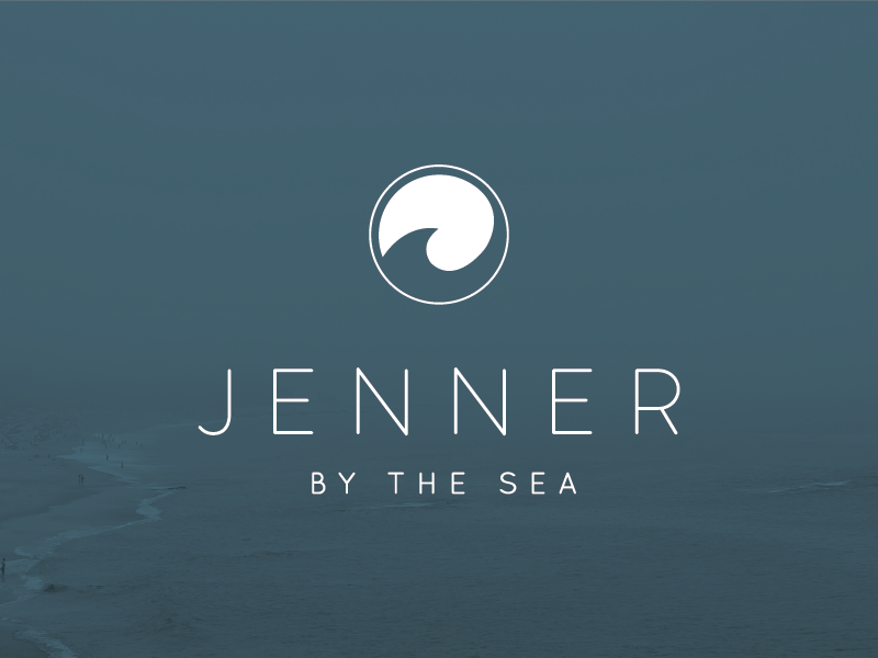 Jenner Logo logo design typography icon sea ocean hotel california