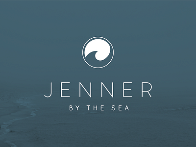 Jenner Logo california design hotel icon logo ocean sea typography
