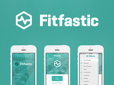 Fitfastic App app fitness icon identity ios iphone logo