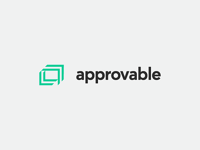 Approvable Logo Concept brand icon logo technology typography