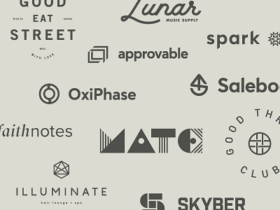 2016 Logos icon logo review typography