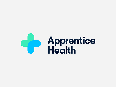 Apprentice Health Logo brand branding design healthcare icon identity type typography