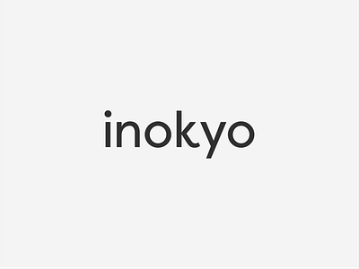 Inokyo Wordmark brand branding logo technology typography