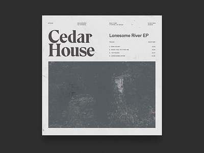 Lonesome River EP Artwork