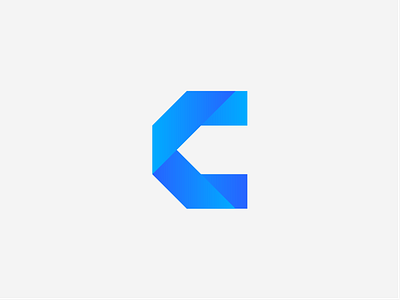 Unused C icon brand design gradient icon identity logo vector