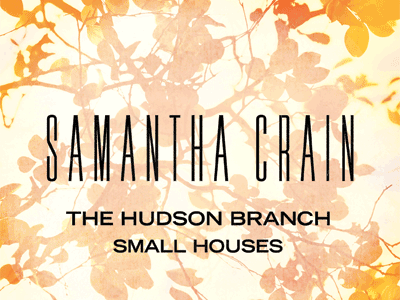 Concert Poster for Samantha Crain [gif] concert crain fall leaves music poster samantha texture typography