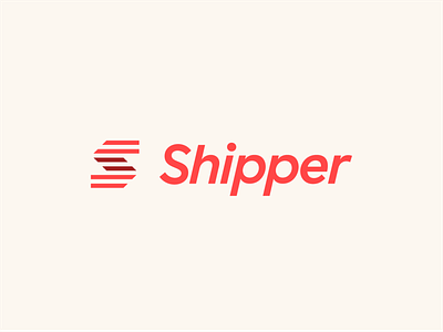 Shipper Logo brand branding design icon identity logo type typography