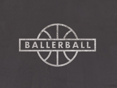 Logo for my friend's blog ballerball basketball blog logo sports