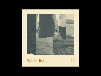Westerlight Single Art album art collage design music single texture typography