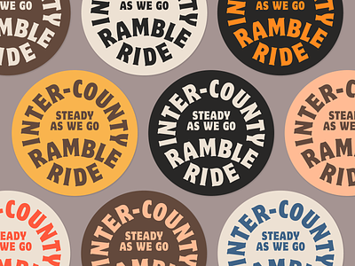 Inter-County Ramble Ride Badges