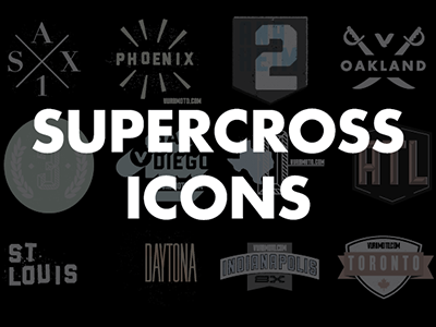 Vurb Supercross Icons (Full Set) icons moto motocross supercross vector vurb wallpapers