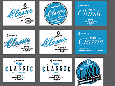 Vurb Classic Logos design logo moto motocross motorcycles racing vurb