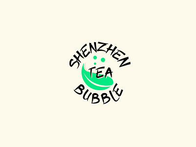 Shenzhen Bubble tea asiatique chinese concours design art feuille food truck freelance graphisme kiosque logo