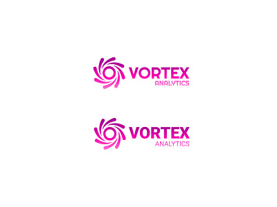 Vortex Analytics analytics branding circle circulaire circulaire concours design design art dégradé freelance graphisme logo pink purple rose ui vector violet vortex