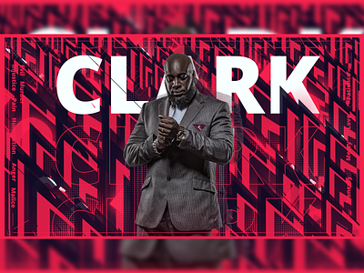 "Clark" 2d abstract back ban banner branding canva clark design graphic design people photoshop