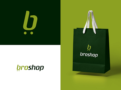 BroShop logo design