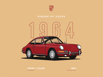 Porshe 911 Coupe Illustration