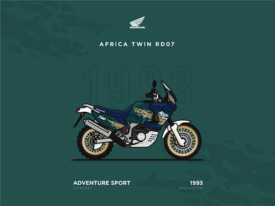 Honda Africa Twin 750 Illustration abstract africa twin artwork blue flat design green honda illustration illustration art illustrator motorbike motorcycle vector vector art vector illustration vehicle vehicle graphics